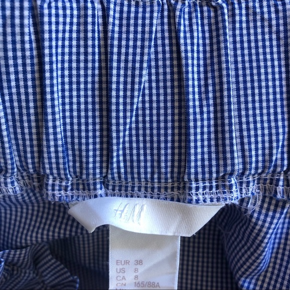 🌿 H&M 🌿 woman’s off the shoulder 3/4 split sleeve blouse size 8 - Picture 7 of 10